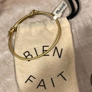 Gold Knot Madewell Bangle